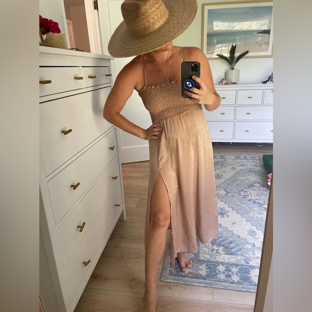 Beautiful tan dress
